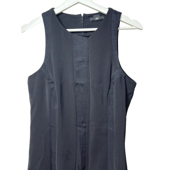 H&M Black Sleeveless Sheath Dress Size 8 Work Career - Picture 7 of 10
